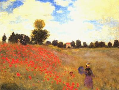 Claude Monet Poppies at Argenteuil China oil painting art
